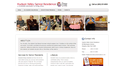 Desktop Screenshot of hudsonvalleyseniorresidence.com